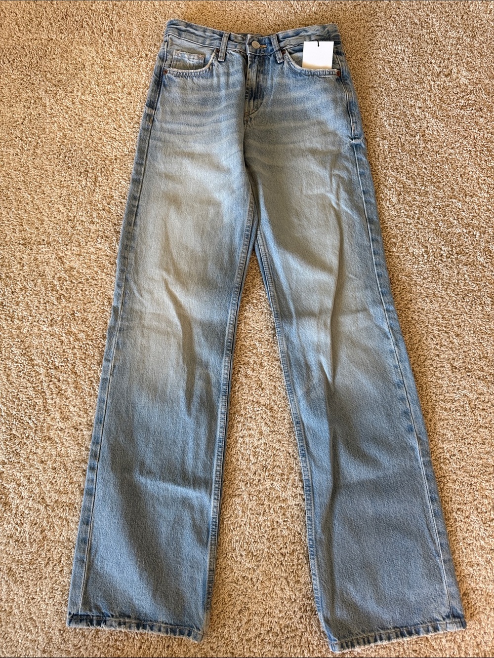 Zara Light Blue Wide Leg Jeans (NWT)